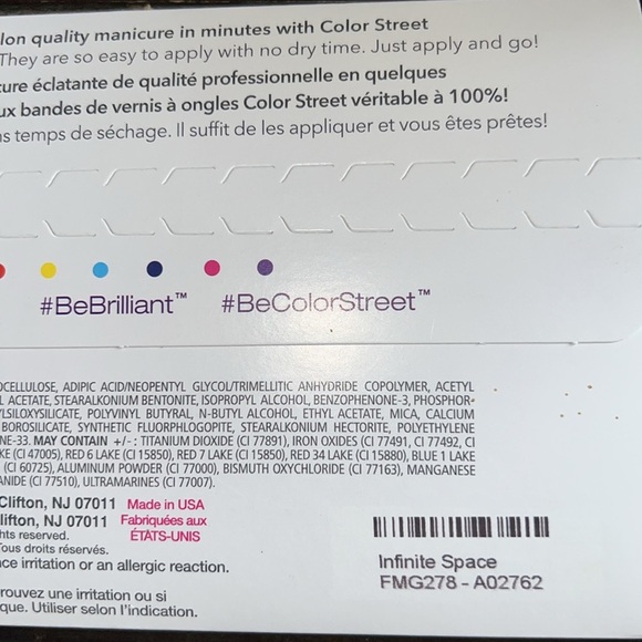 Color Street Nail Polish Strips - Infinite Space - Picture 6 of 6